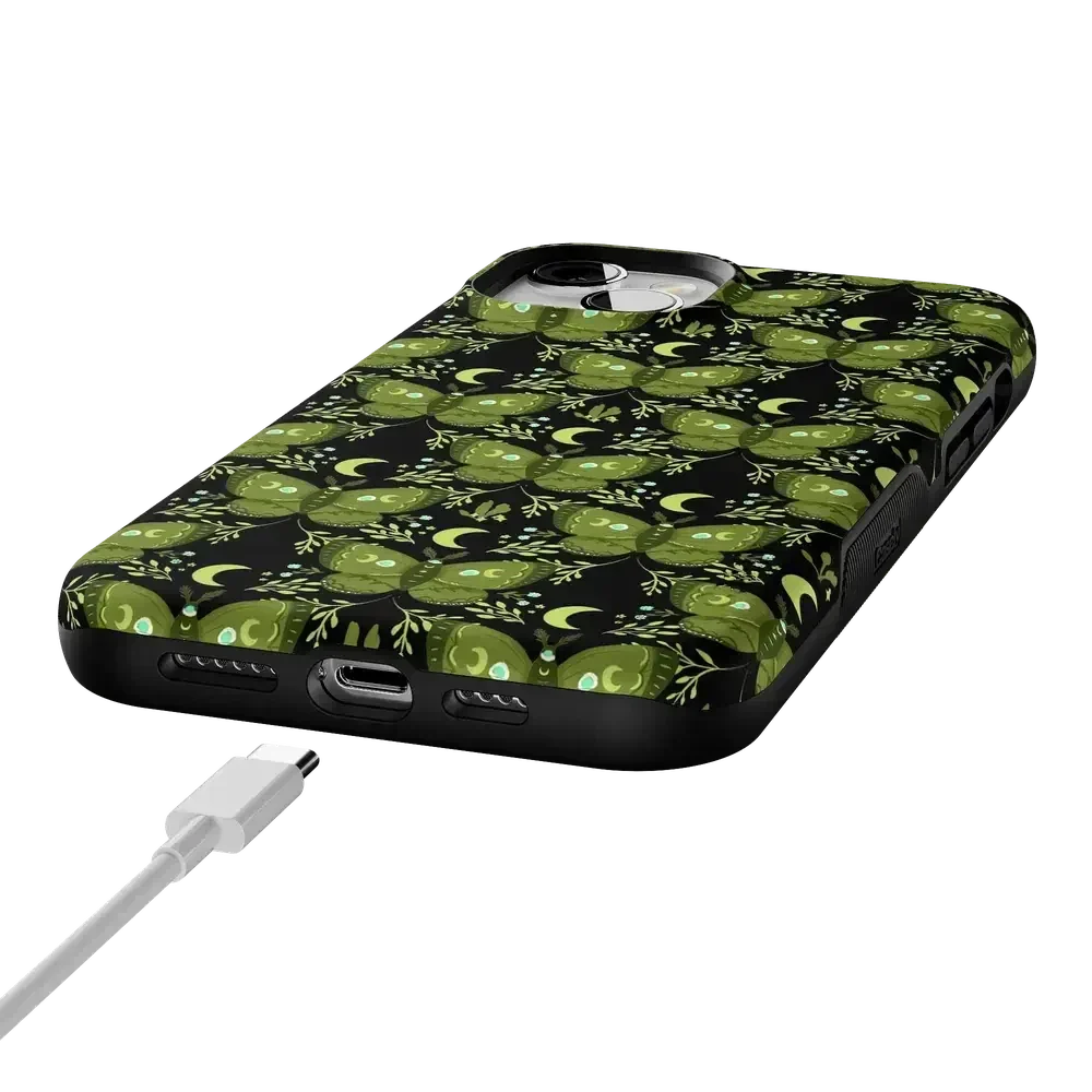 Mystic Moths | Green Twilight Case
