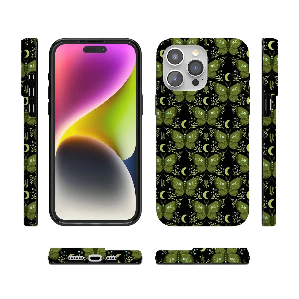 Mystic Moths | Green Twilight Case