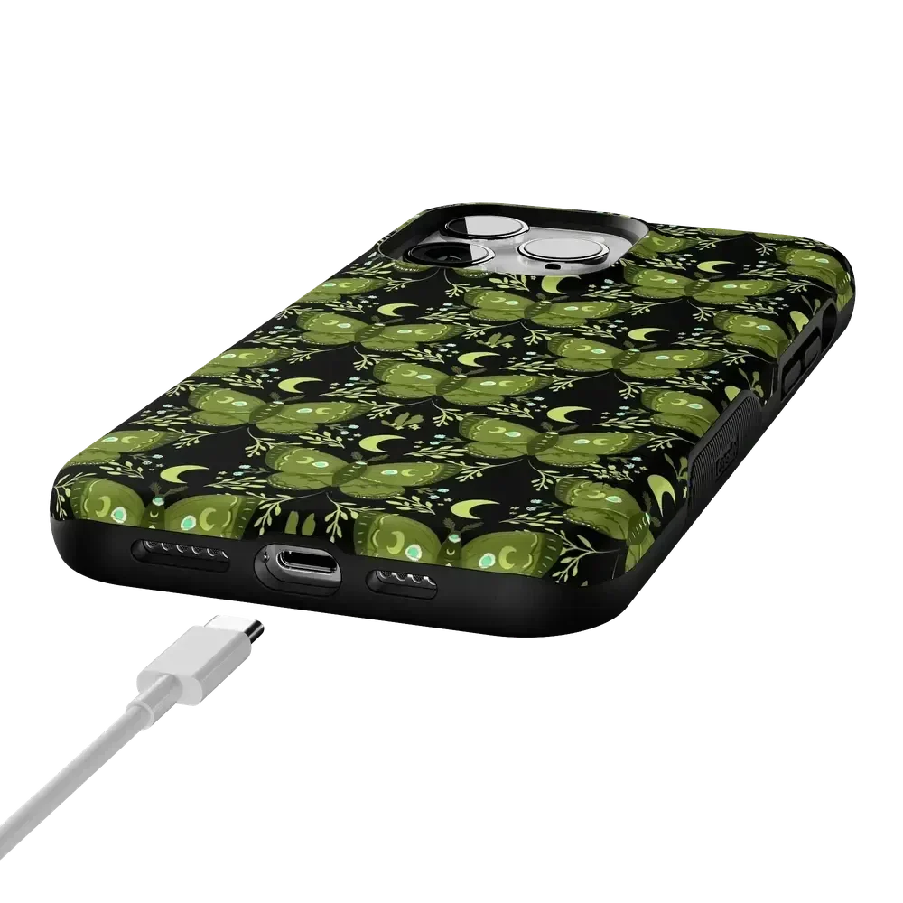 Mystic Moths | Green Twilight Case