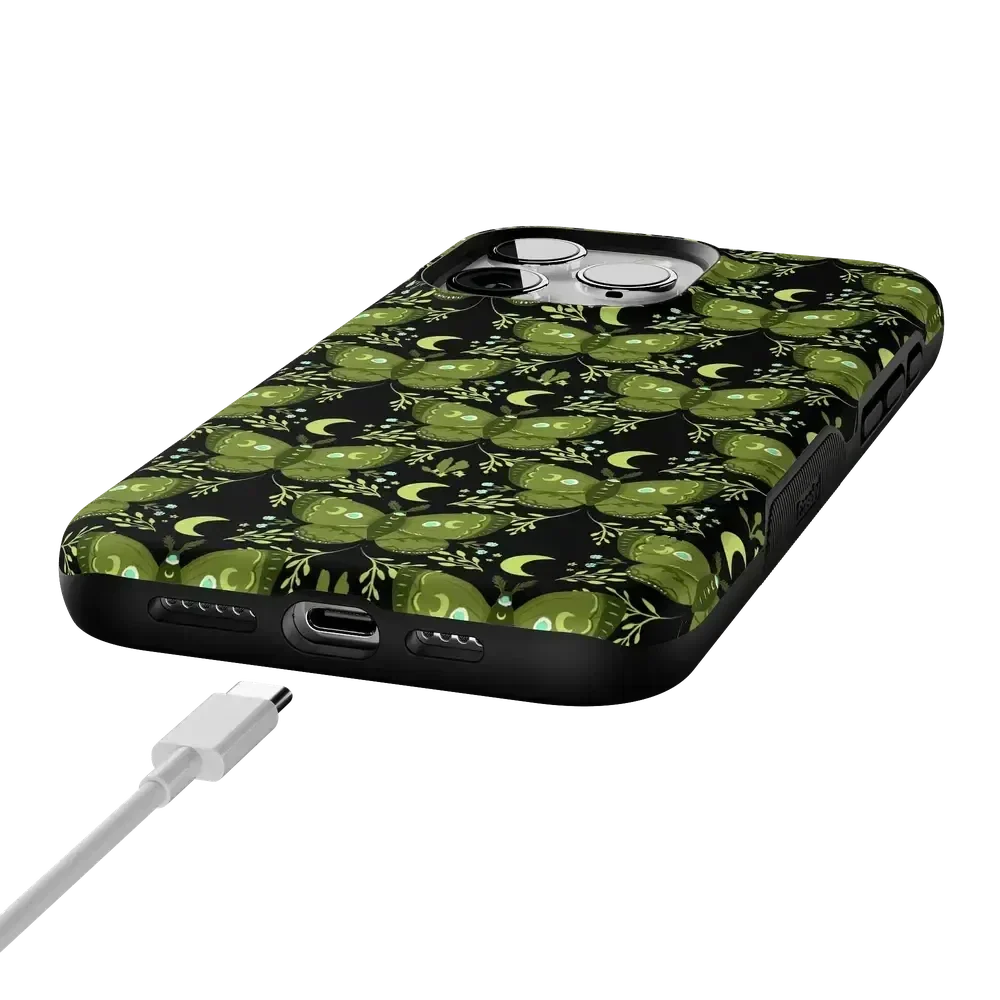 Mystic Moths | Green Twilight Case