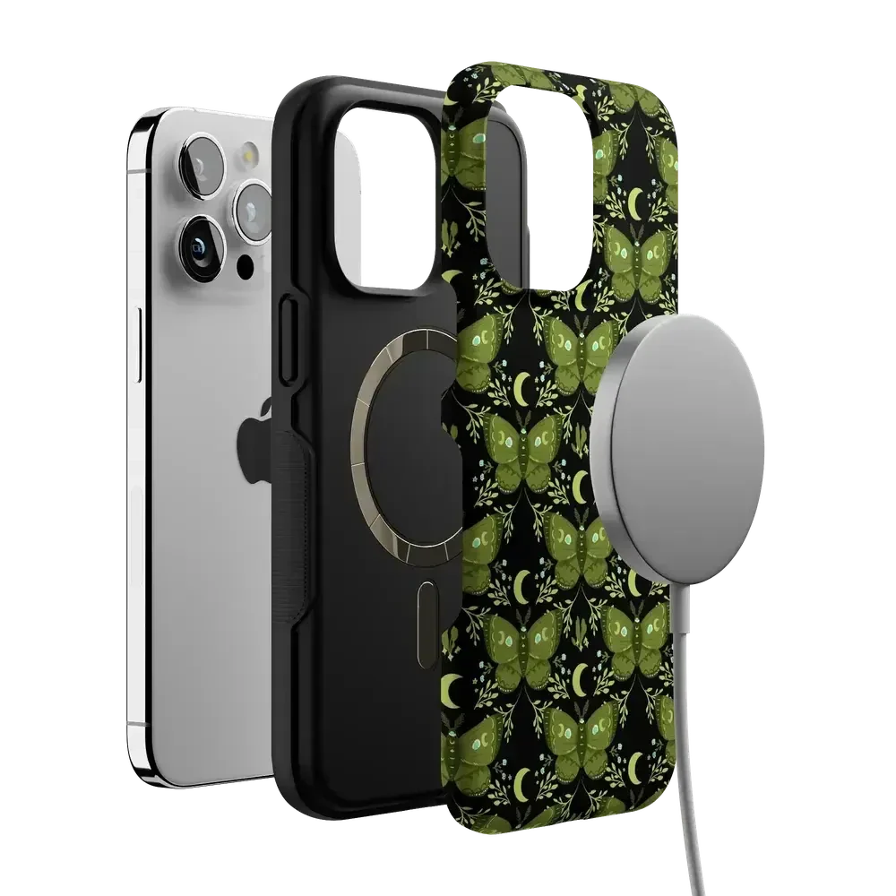 Mystic Moths | Green Twilight Case