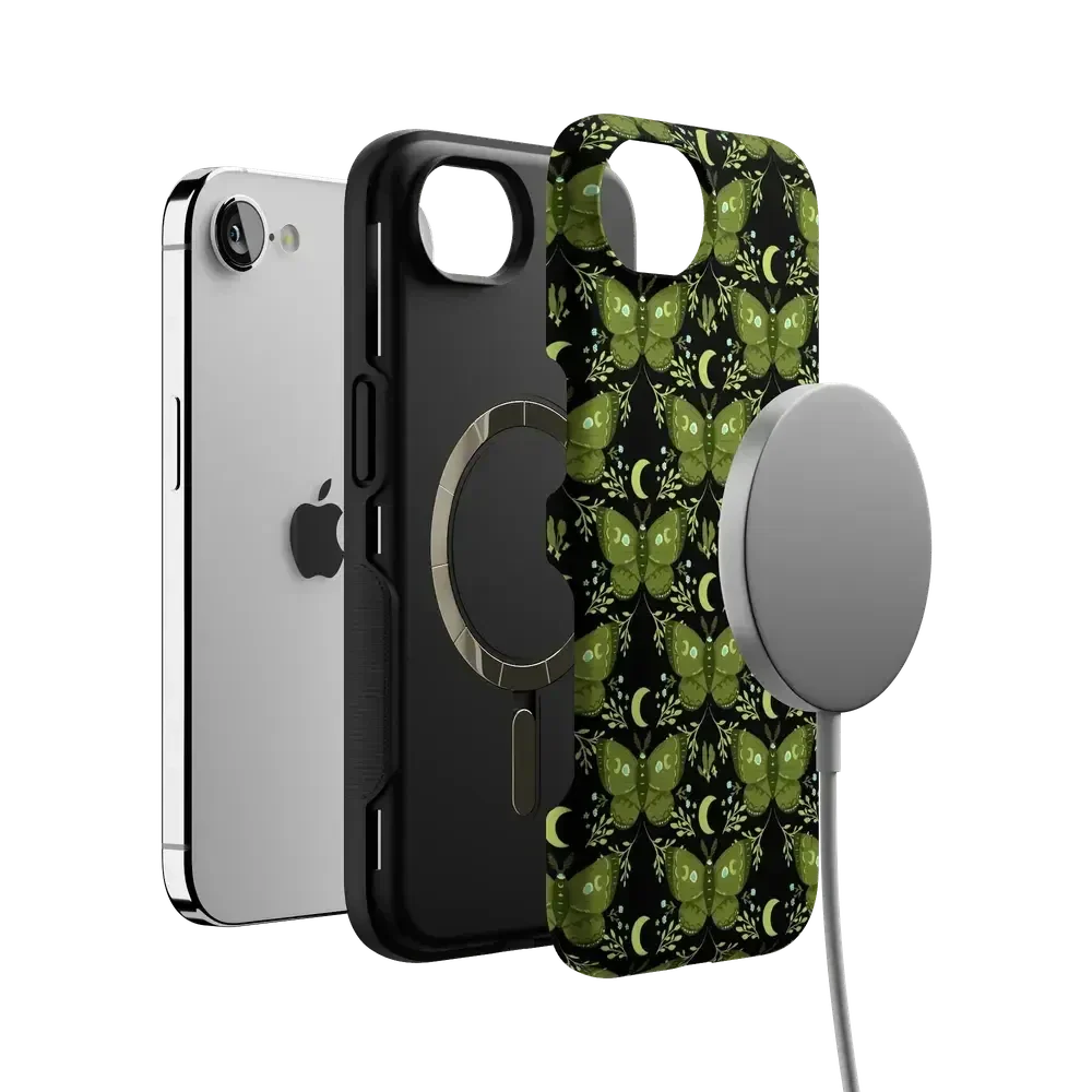 Mystic Moths | Green Twilight Case