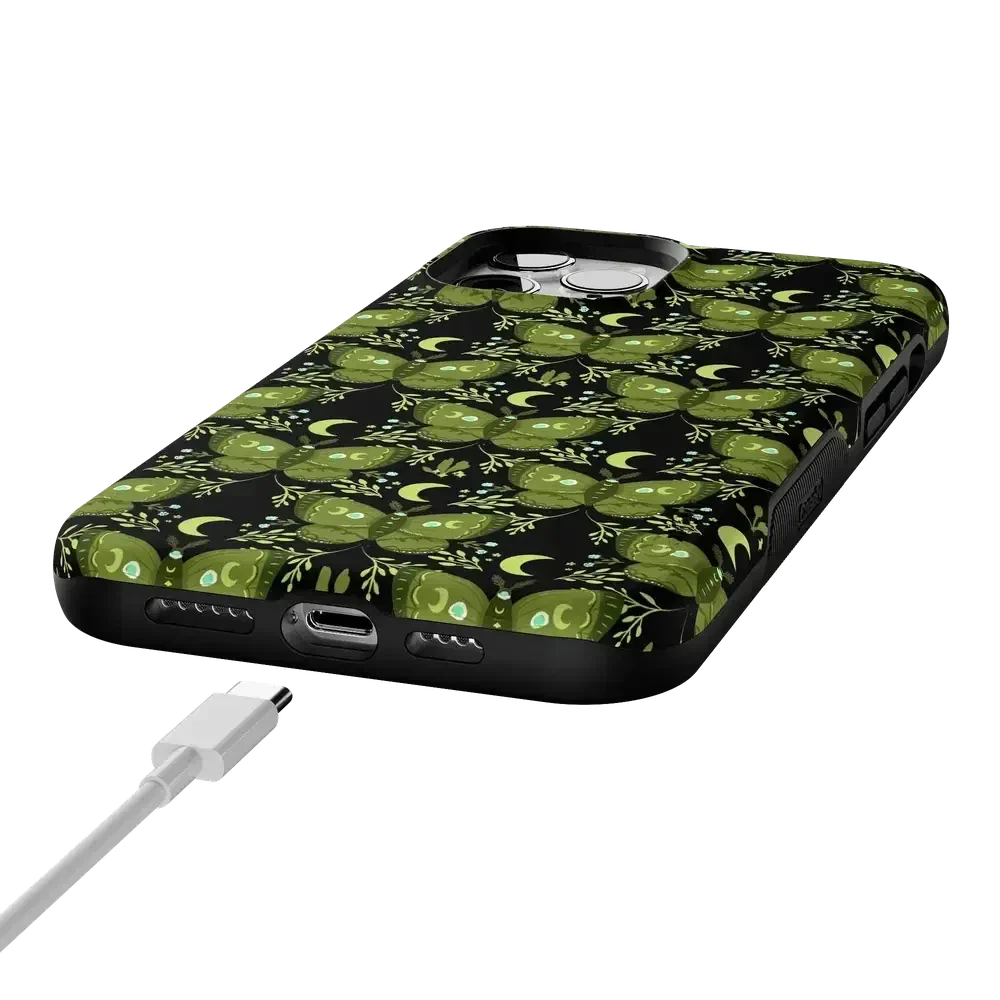 Mystic Moths | Green Twilight Case
