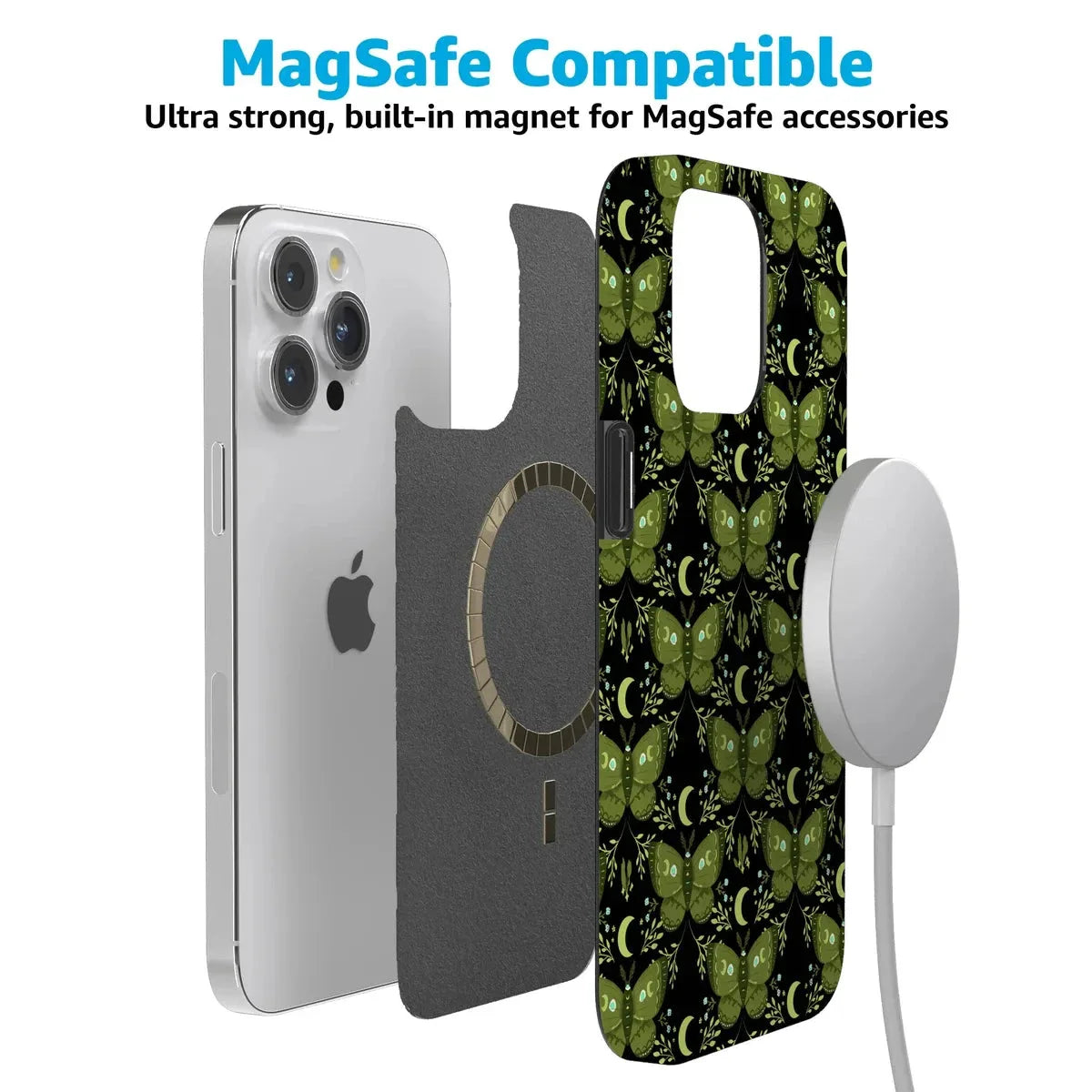 Mystic Moths | Green Twilight Case