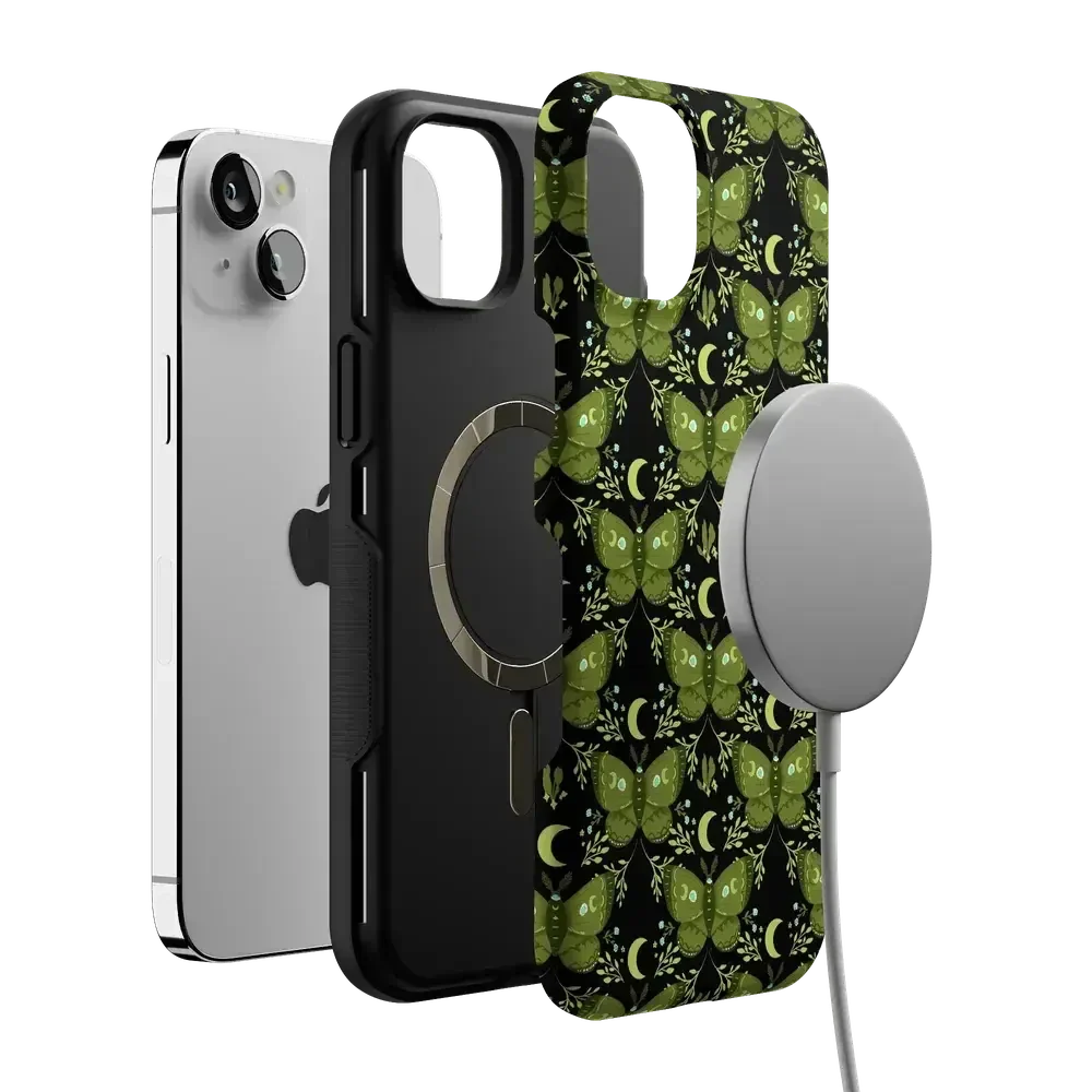 Mystic Moths | Green Twilight Case