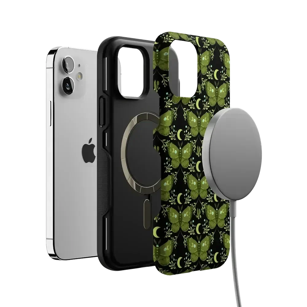 Mystic Moths | Green Twilight Case