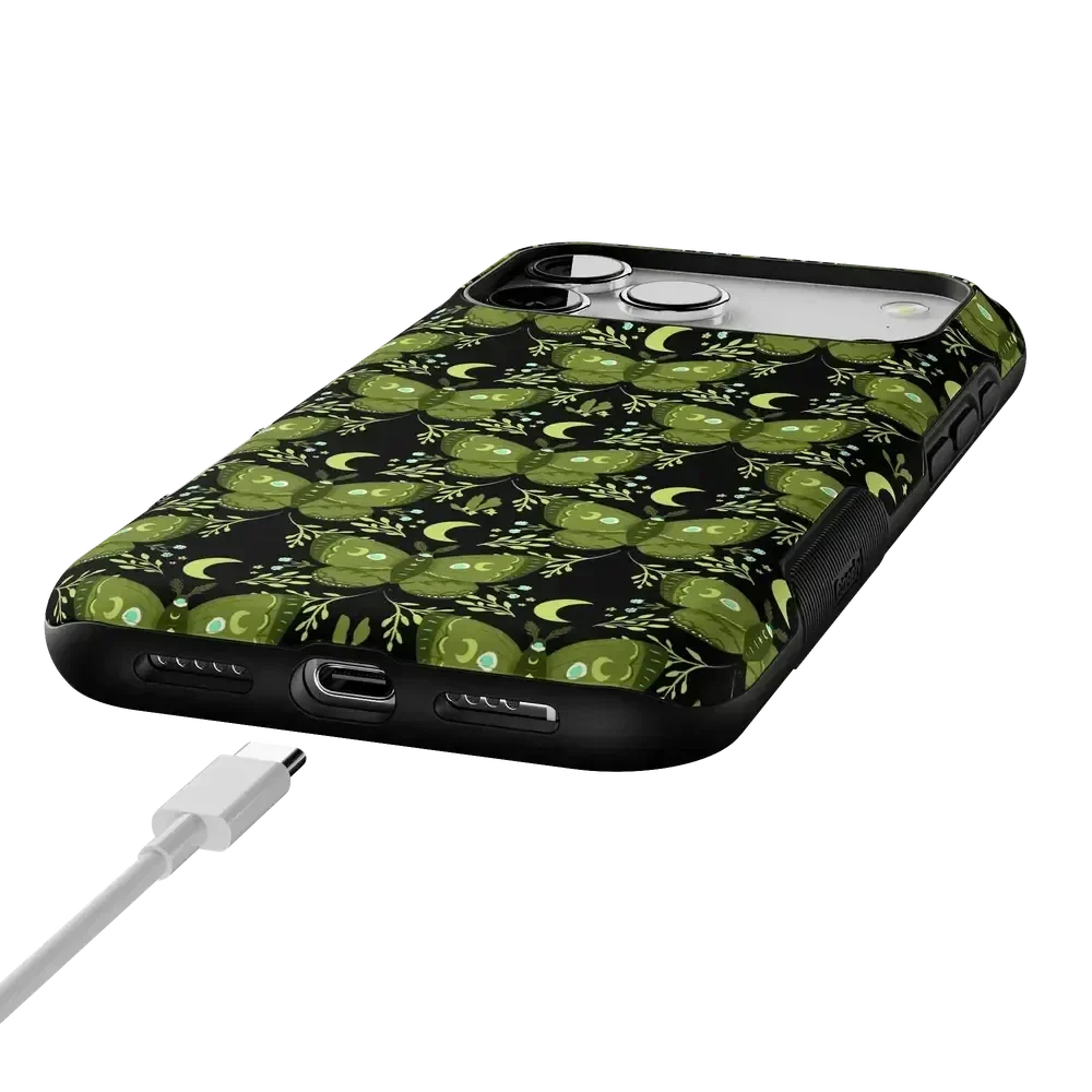 Mystic Moths | Green Twilight Case