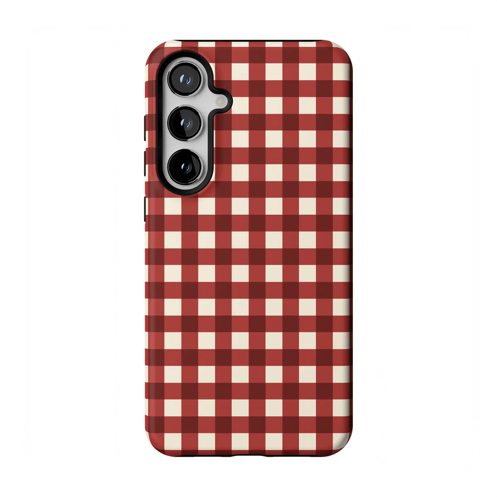 Checked Twice | Red Plaid Case
