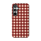 Checked Twice | Red Plaid Case