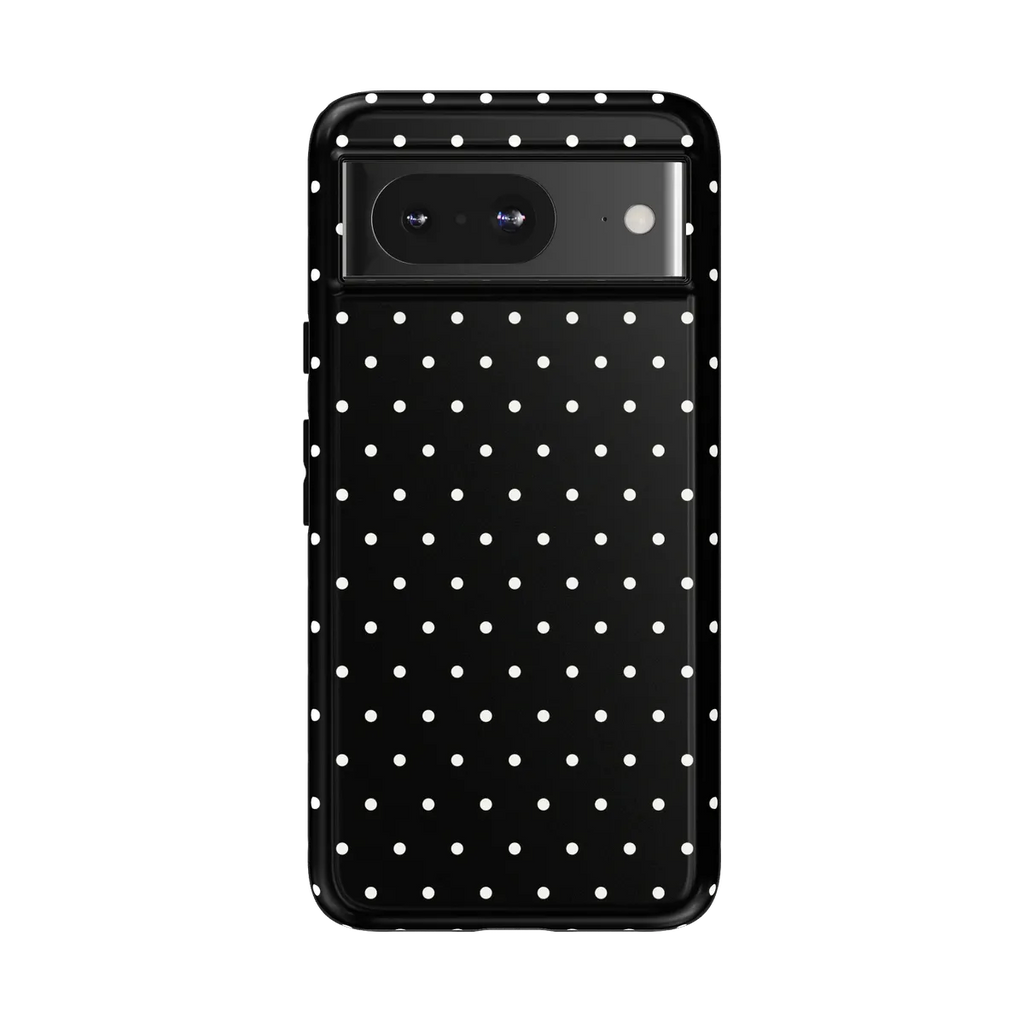 On the Dot | White Polka Dot Case