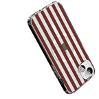 Sunday in Brooklyn | Burgundy Stripes Case