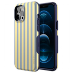 Coastline Stripes | Blue & Yellow Case