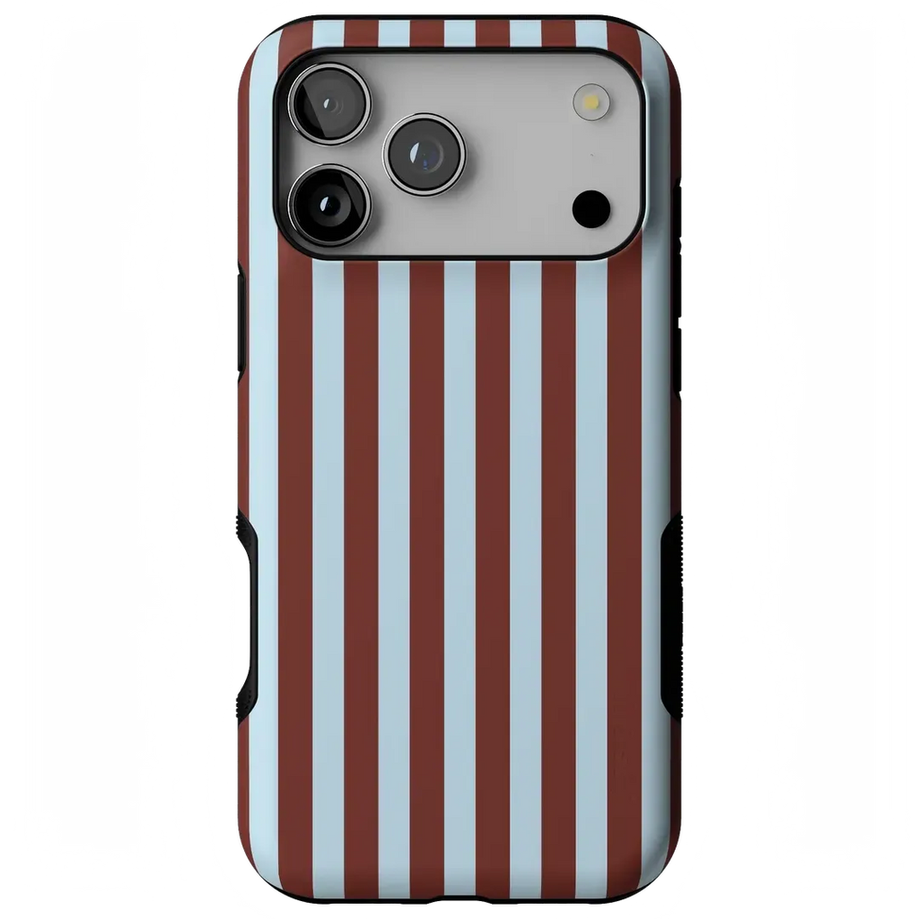 Sunday in Brooklyn | Blue Stripes Case