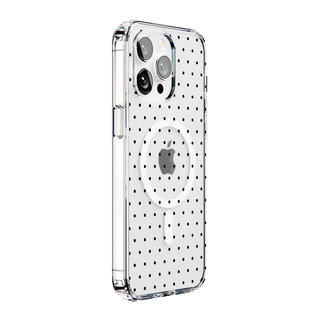 On the Dot | Black Polka Dot Case