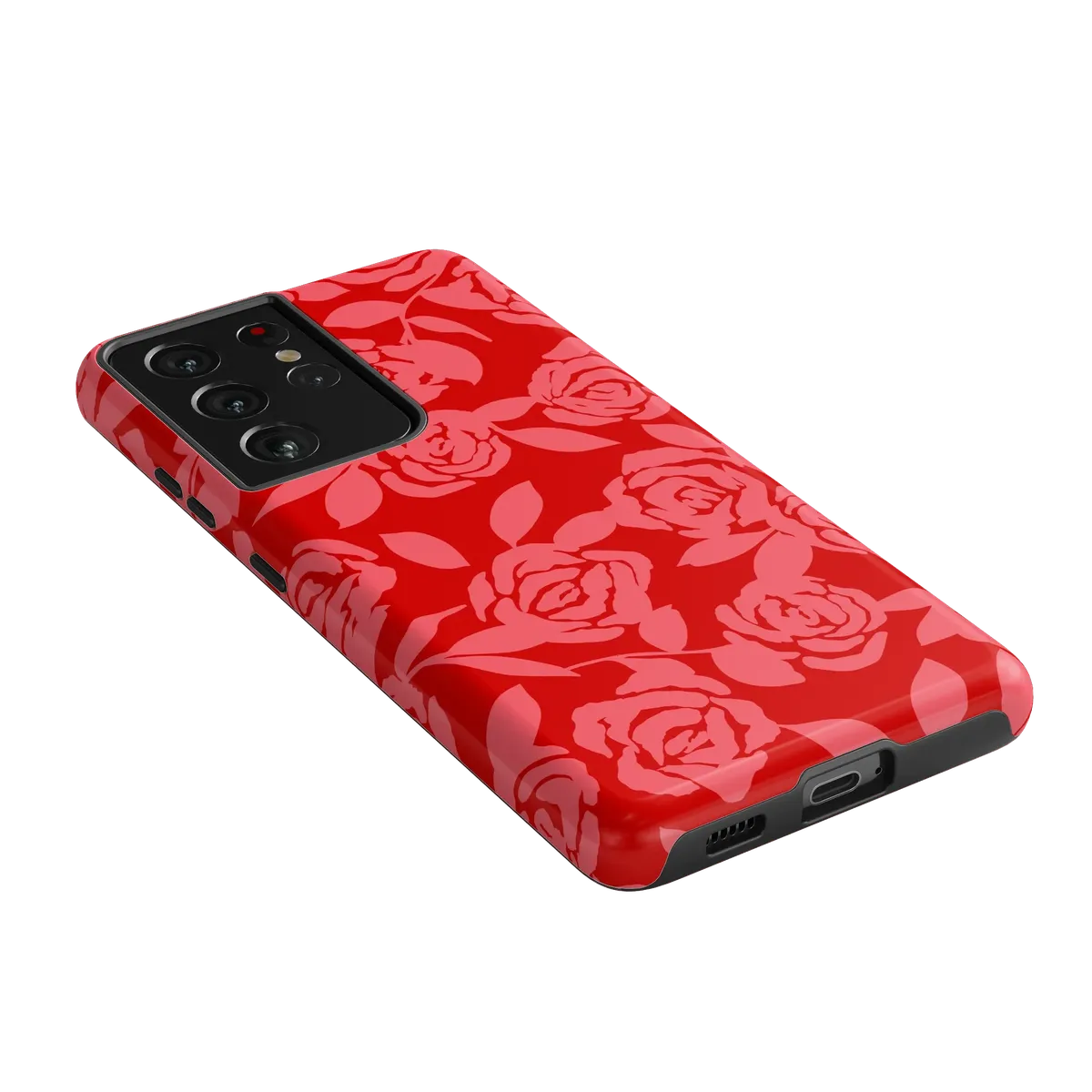 Final Rose | Red & Pink Floral Case