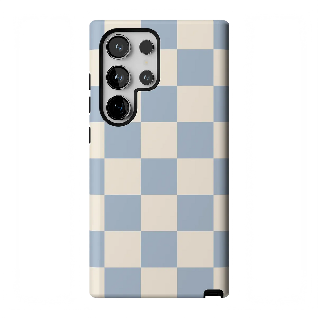 Fit Check | Light Blue Checkerboard Case
