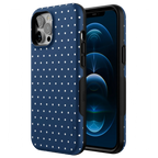 On the Dot | Navy Polka Dot Case
