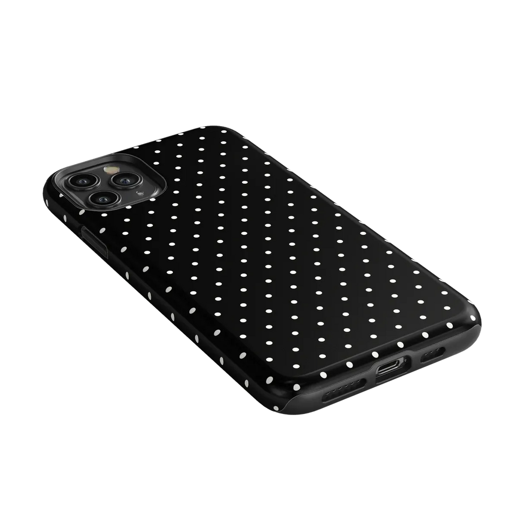 On the Dot | White Polka Dot Case