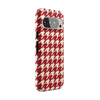 Scarlet Stitch | Red Houndstooth Case