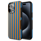 Go New York | Blue & Orange Stripes Case