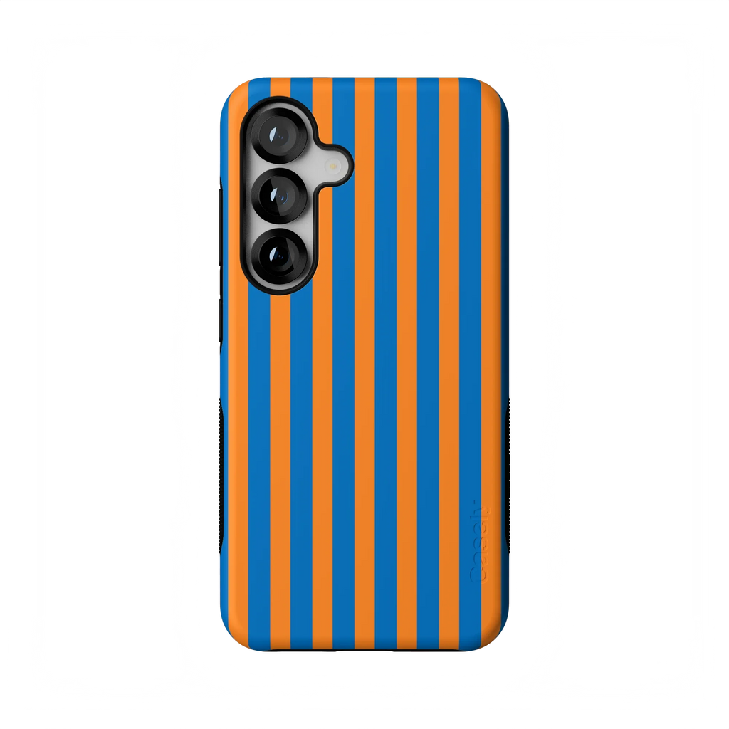 Go New York | Blue & Orange Stripes Case