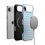 On the Dot | Blue Polka Dot Case