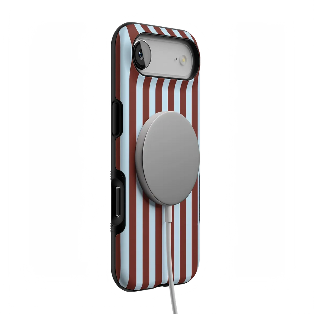 Sunday in Brooklyn | Blue Stripes Case