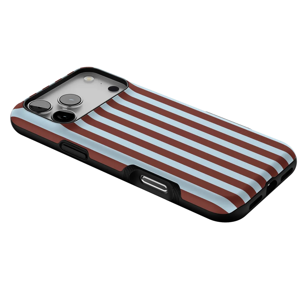 Sunday in Brooklyn | Blue Stripes Case
