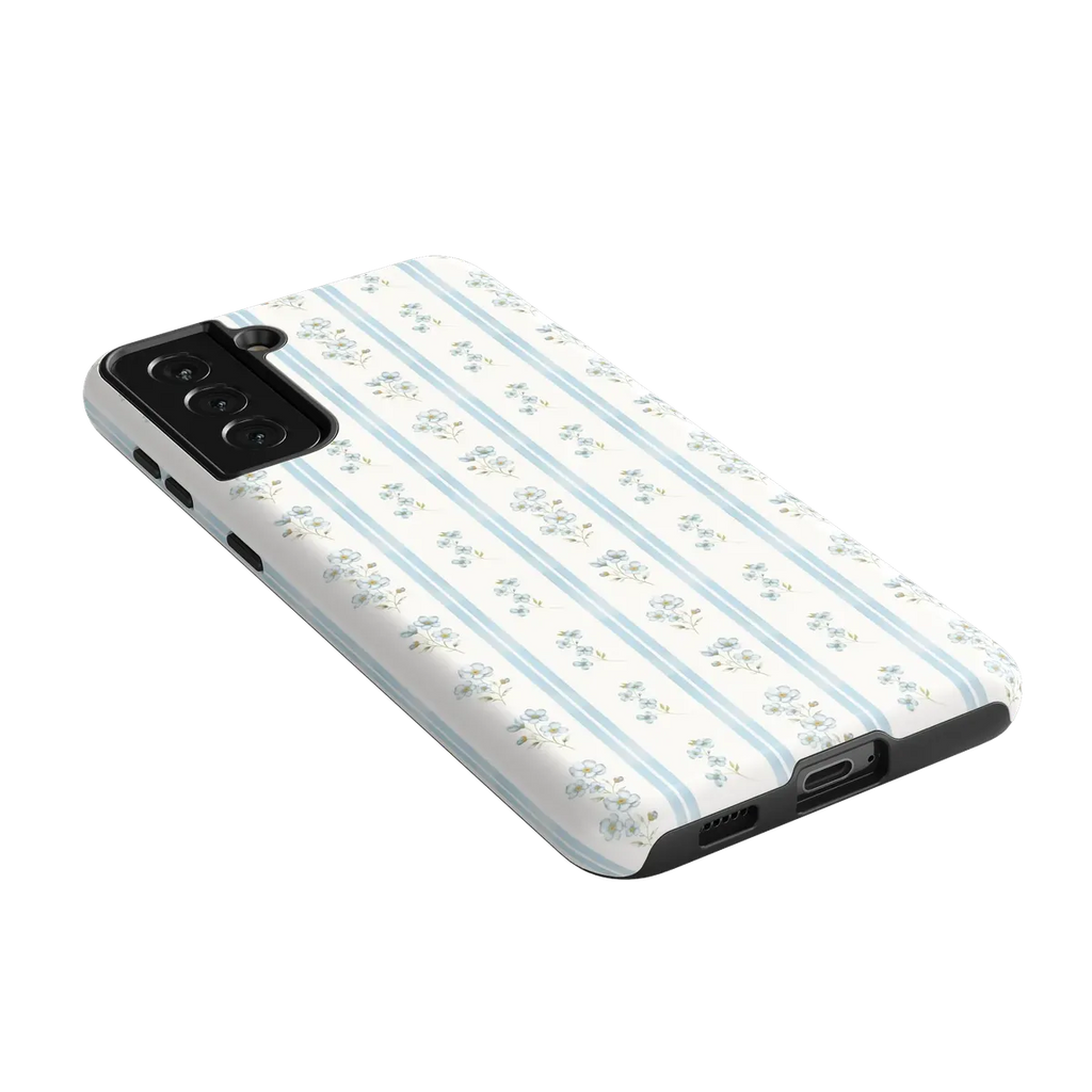 Cottage Stripe | Blue Floral Case