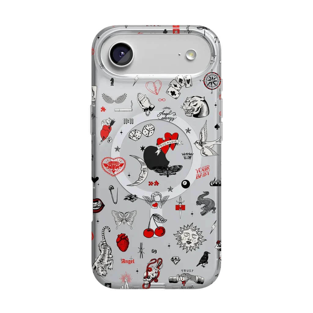 Not a Phase | Clear Flash Tattoo Case