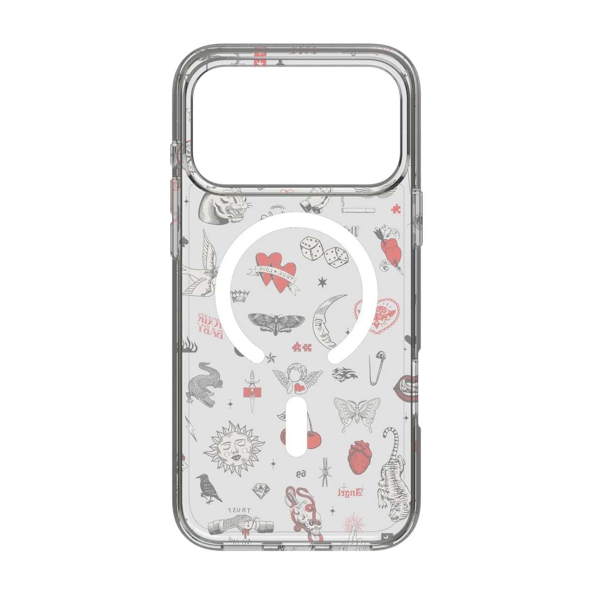Not a Phase | Clear Flash Tattoo Case