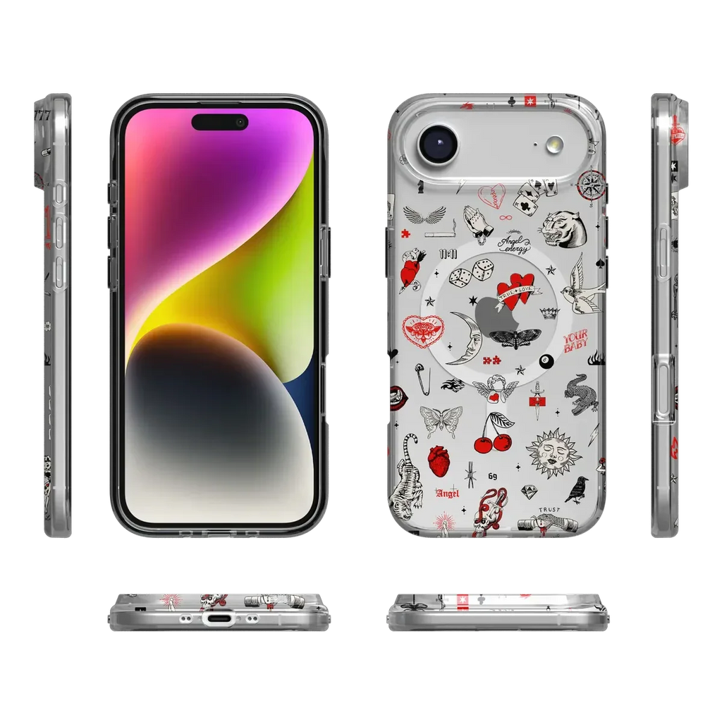 Not a Phase | Clear Flash Tattoo Case