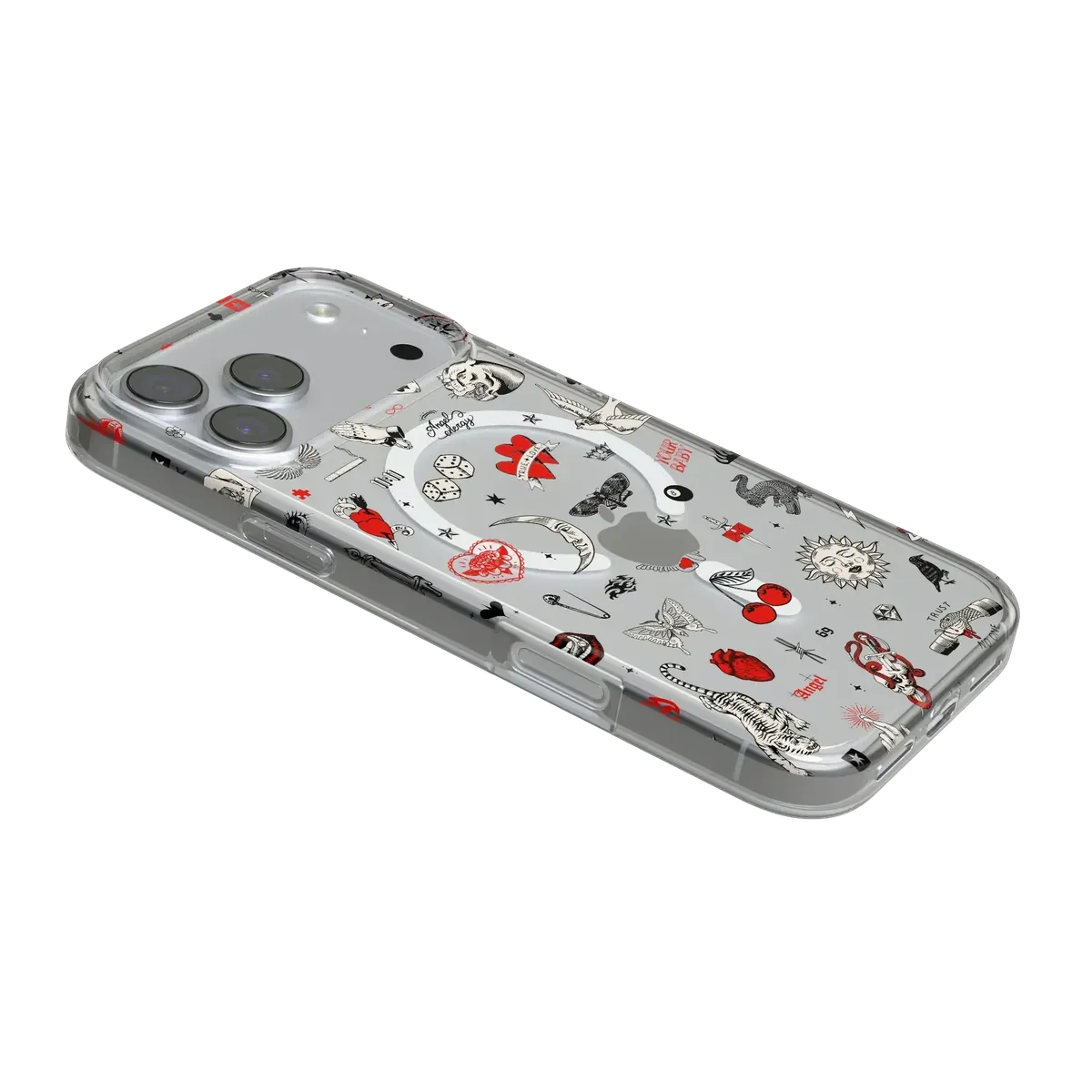 Not a Phase | Clear Flash Tattoo Case