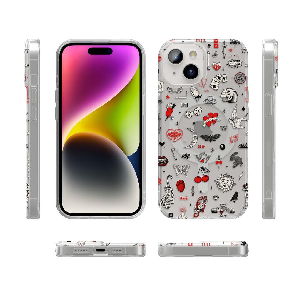 Not a Phase | Clear Flash Tattoo Case