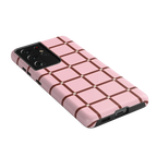Uptown Gridlock | Pink Checkerboard Case
