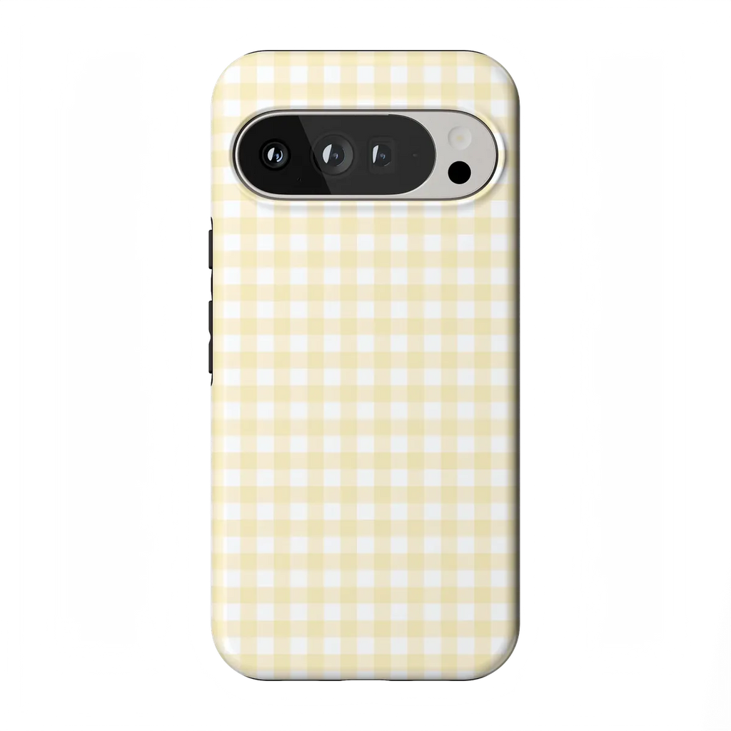 Pastel Picnic | Yellow Gingham Case