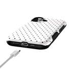 On the Dot | Black Polka Dot Case