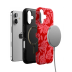 Final Rose | Red & Pink Floral Case