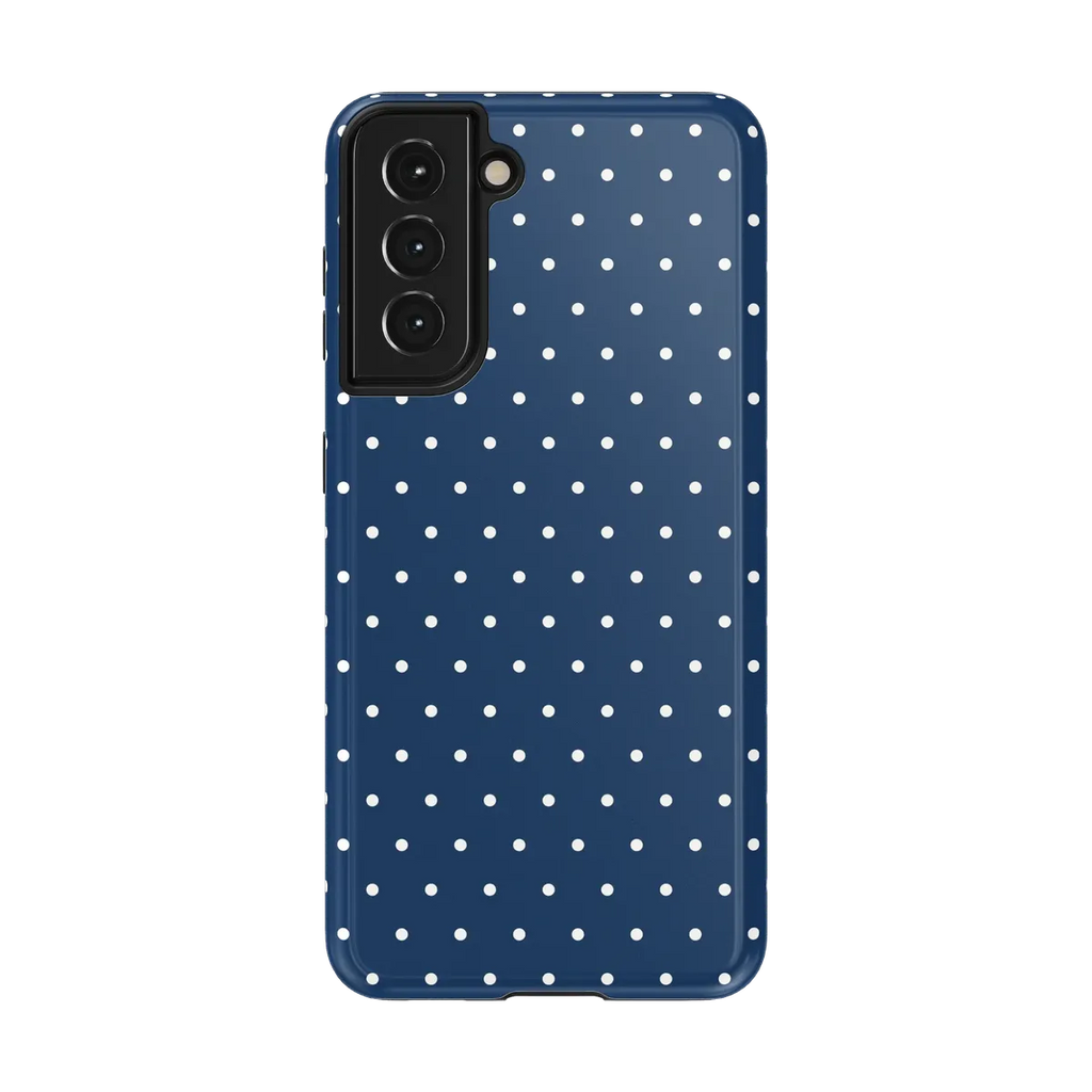 On the Dot | Navy Polka Dot Case