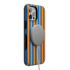 Go New York | Blue & Orange Stripes Case