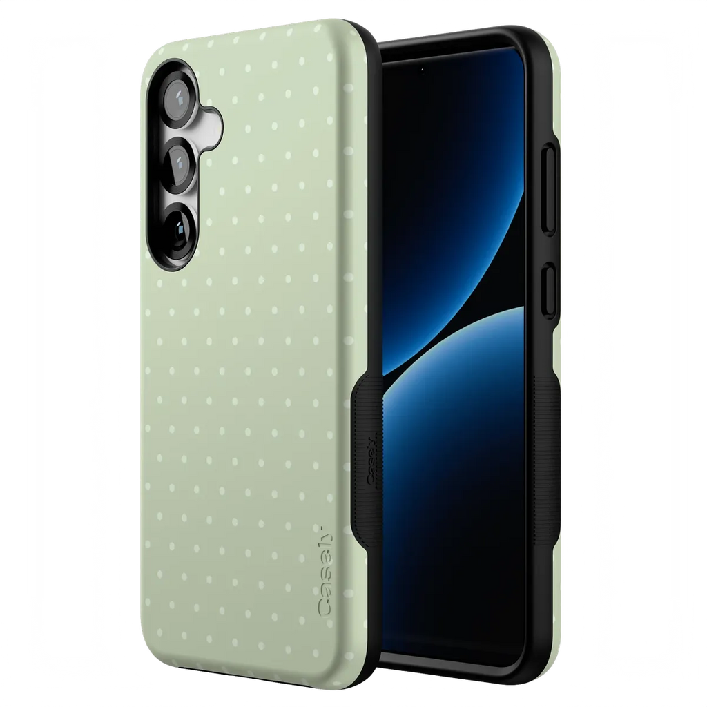 On the Dot | Green Polka Dot Case