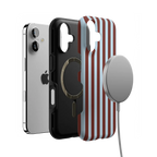 Sunday in Brooklyn | Blue Stripes Case