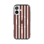 Sunday in Brooklyn | Burgundy Stripes Case