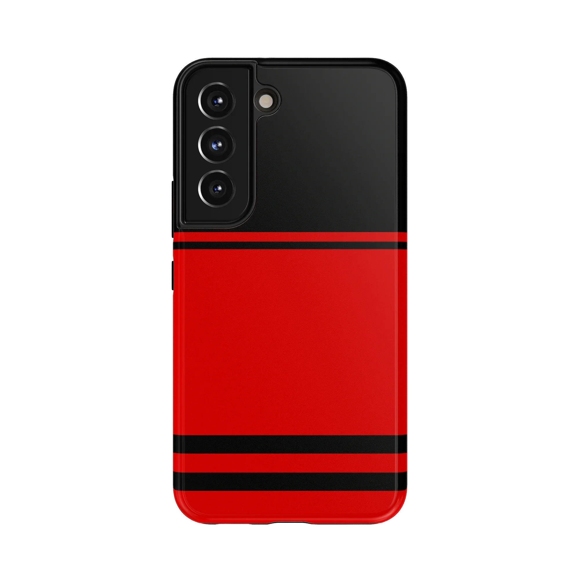 Storm Warning | Black & Red Stripes Case