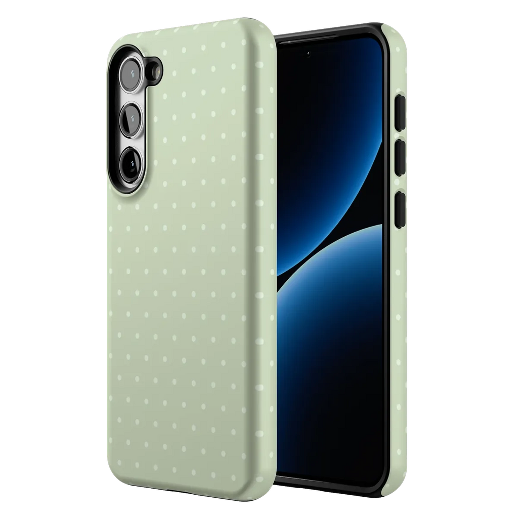 On the Dot | Green Polka Dot Case