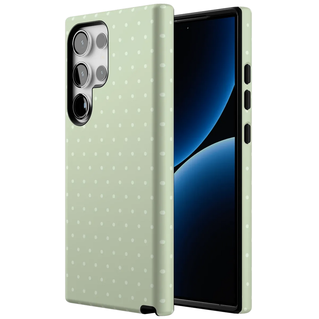 On the Dot | Green Polka Dot Case
