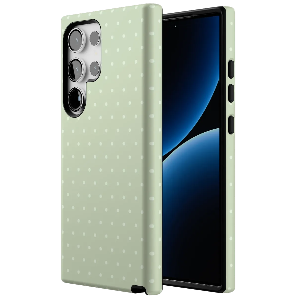 On the Dot | Green Polka Dot Case