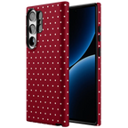 On the Dot | Maroon Polka Dot Case