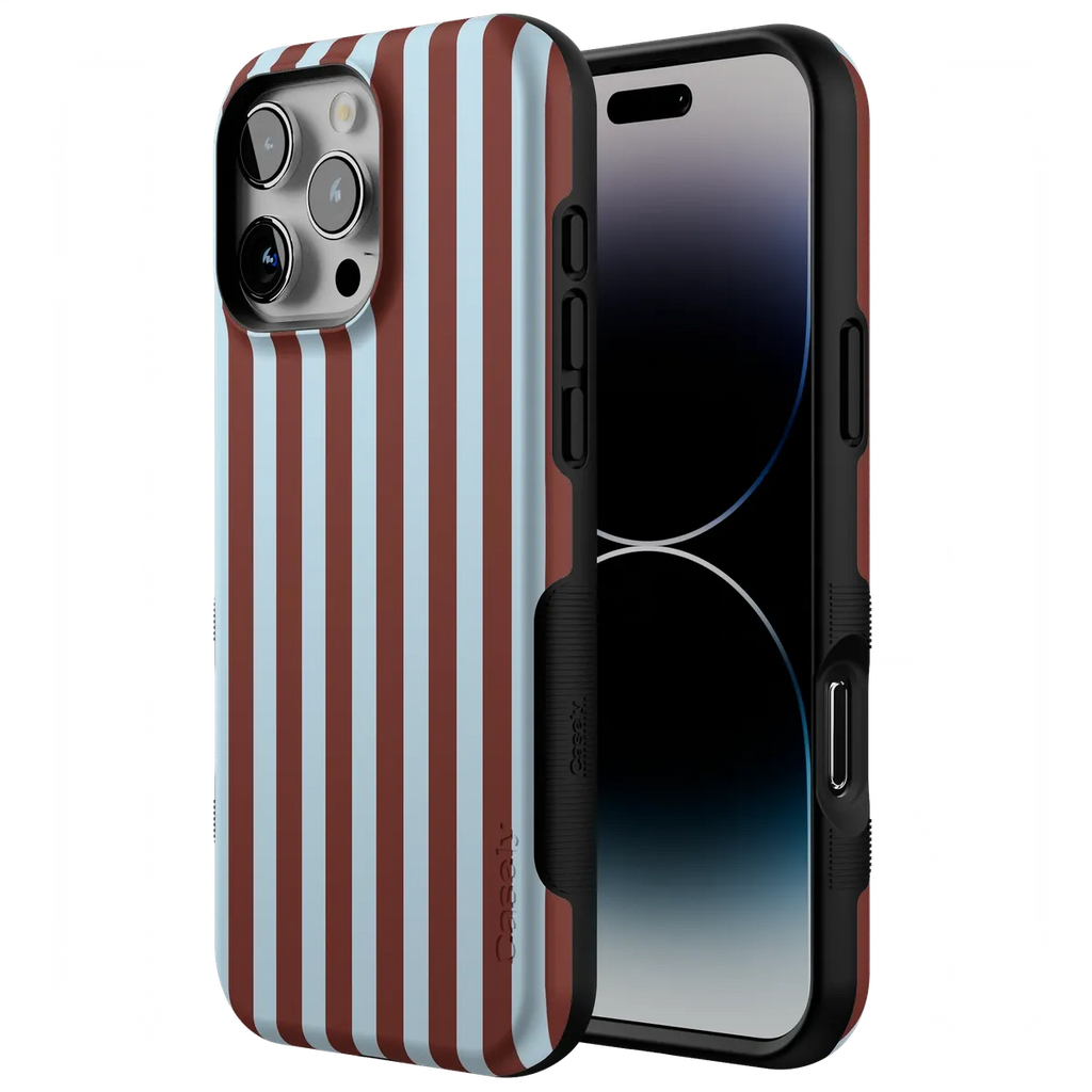 Sunday in Brooklyn | Blue Stripes Case