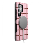 Uptown Gridlock | Pink Checkerboard Case